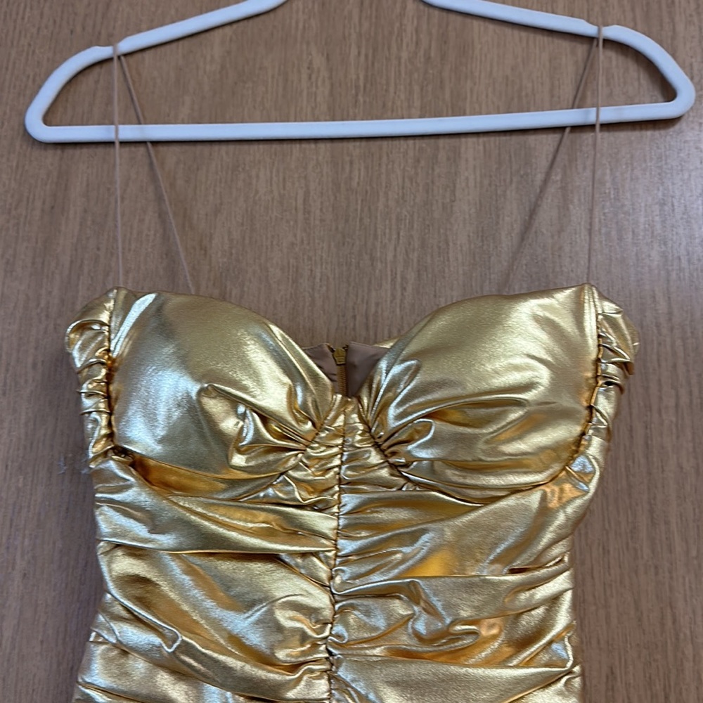 Logan Strapless Ruched Mini Dress - Picture 5 of 8